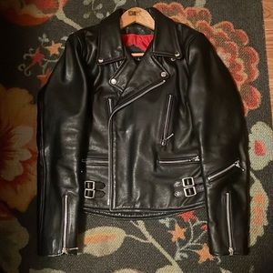 Straight to Hell Leather Jacket Defector XL